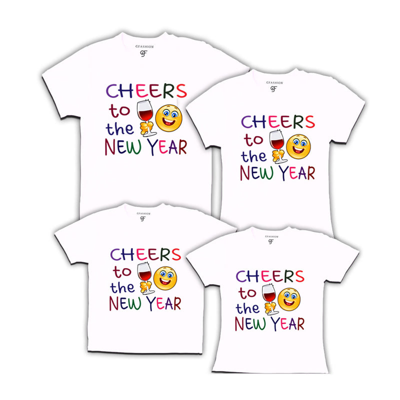 Cheers to the New Year t-shirts-family tshirts-group tshirts