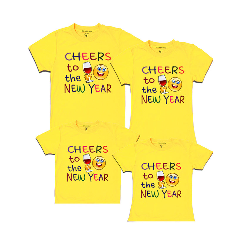 Cheers to the New Year t-shirts-family tshirts-group tshirts