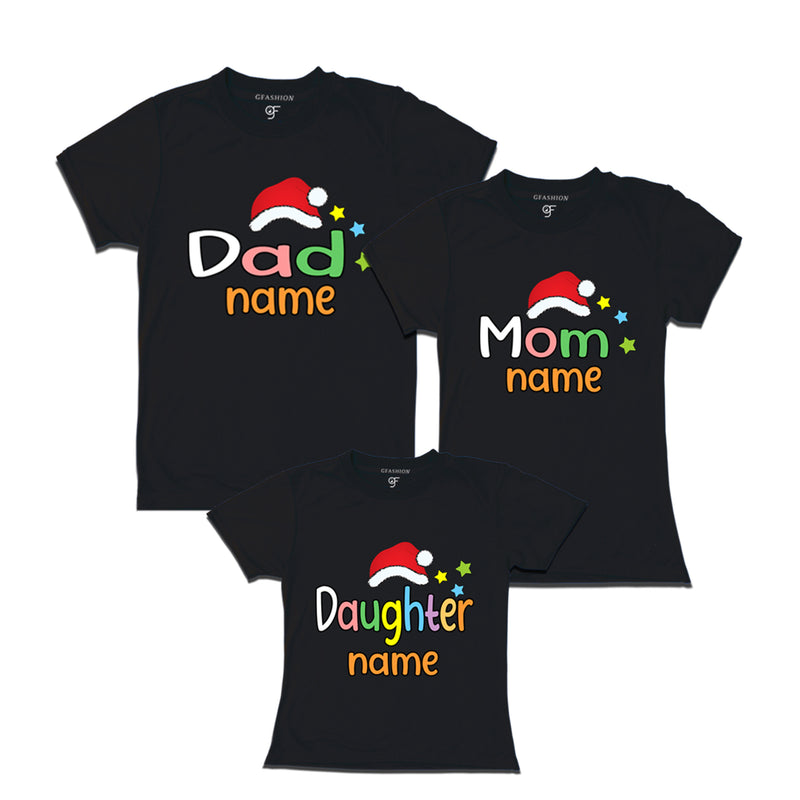 christmas dress for family family set of 3 name customize