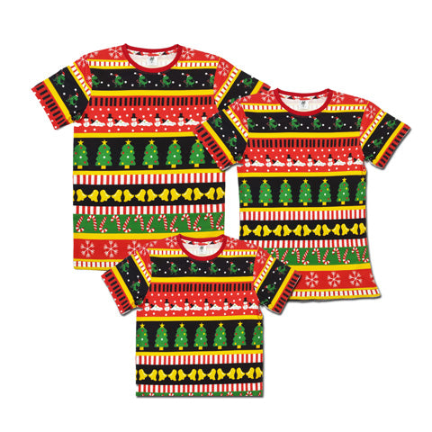 Christmas seamless prints for family