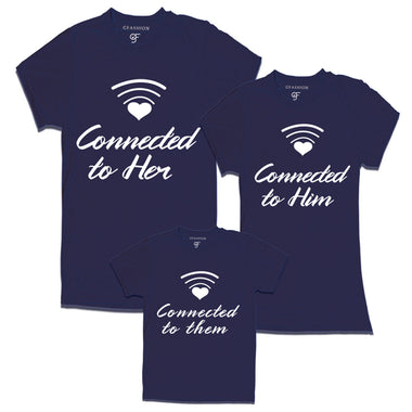 matching t-shirt for connecting family for dad mom and girl