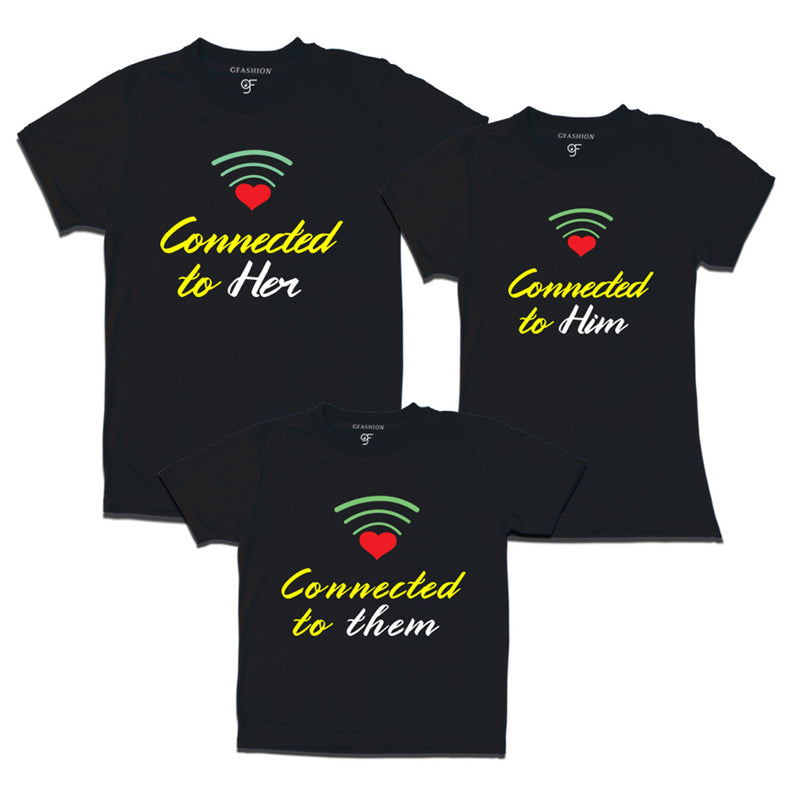 Connected-Couple T-shirts with Kids