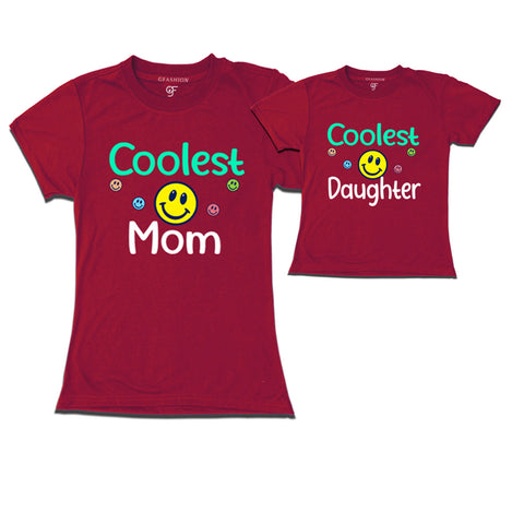 coolest mom and daughter ever t shirts