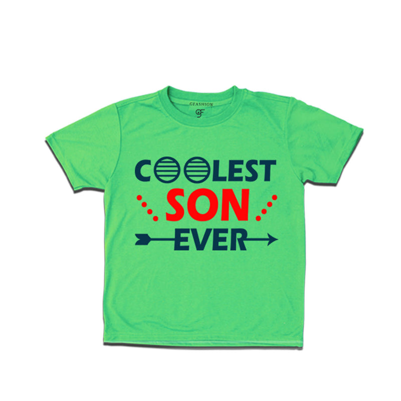 coolest-son-ever-boy-printed-t-shirts-for-birthday-and-all-occasion-get-now-from-gfashion-online-stor-india-Pista Green