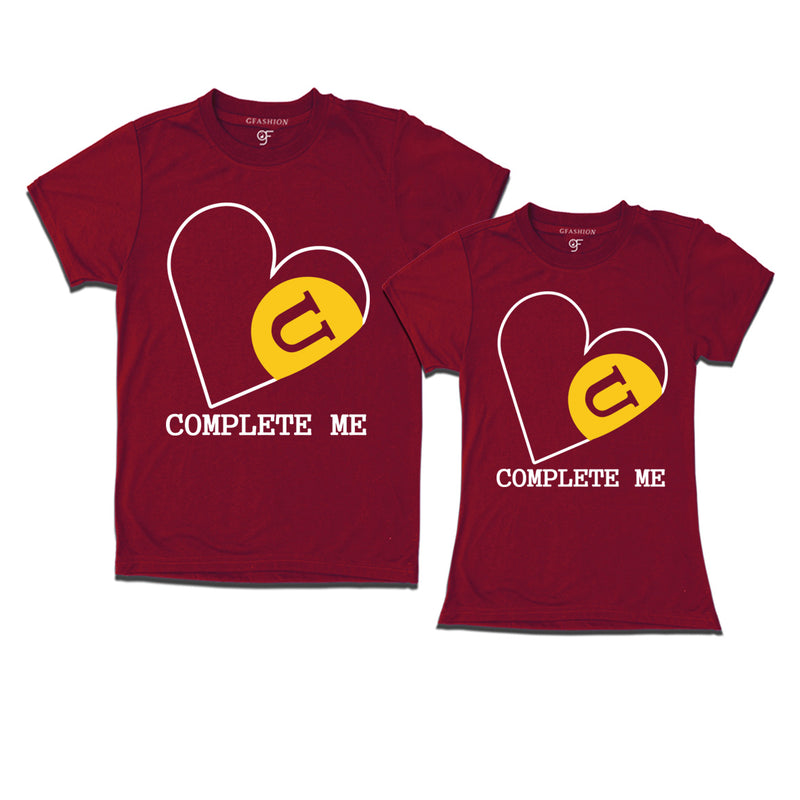 u complete me couple t shirts