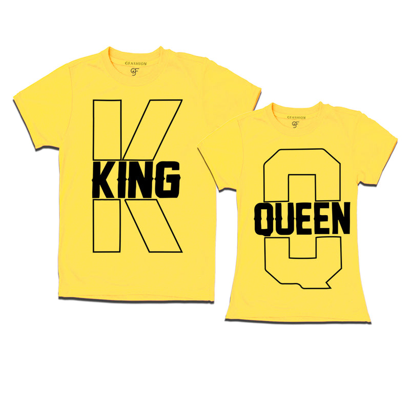 king queen couple t shirts