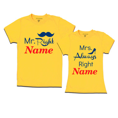 couples t shirts with name