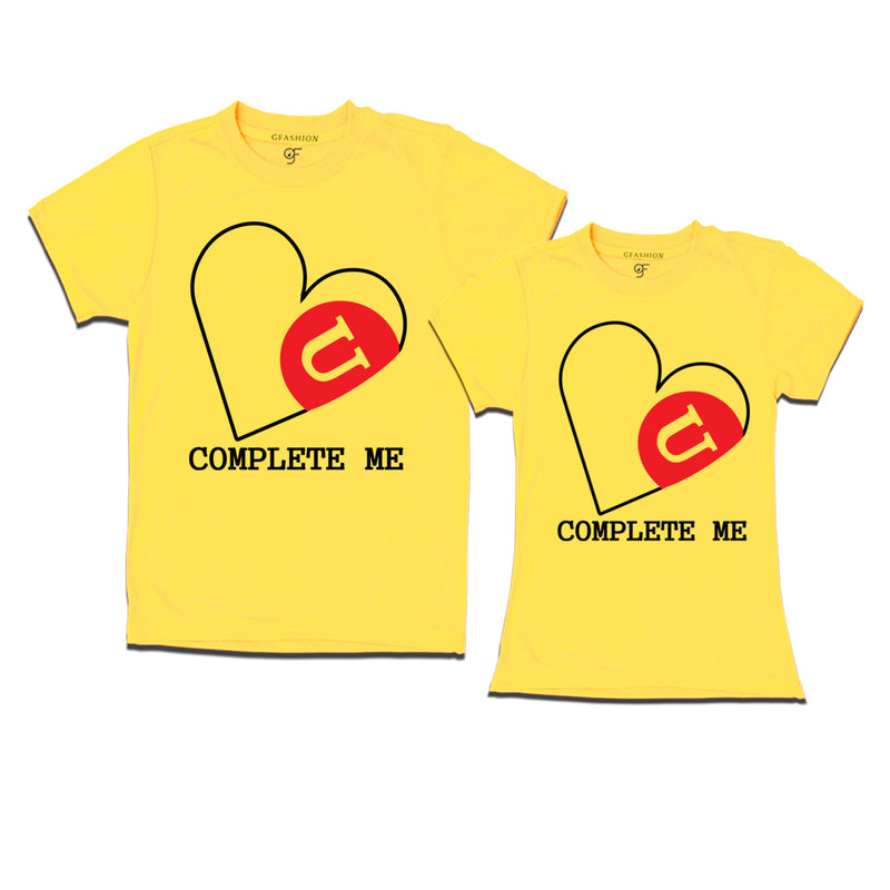 u complete me couple t shirts