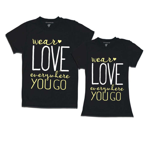 Wear love Couple T shirts