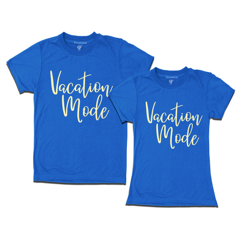 vacation mode t shirts for couples