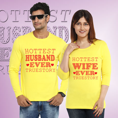hot couples-honey moon t shirts india