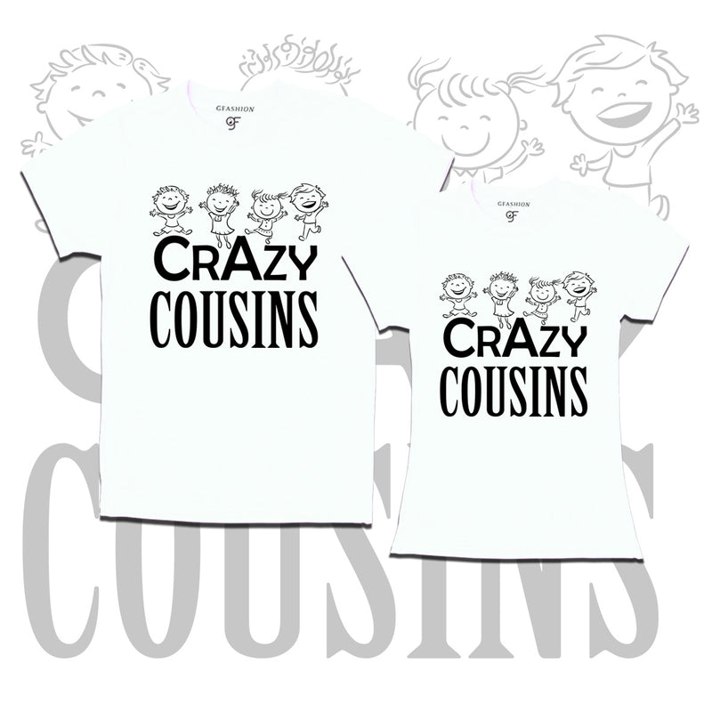 Crazy Cousins T-shirts