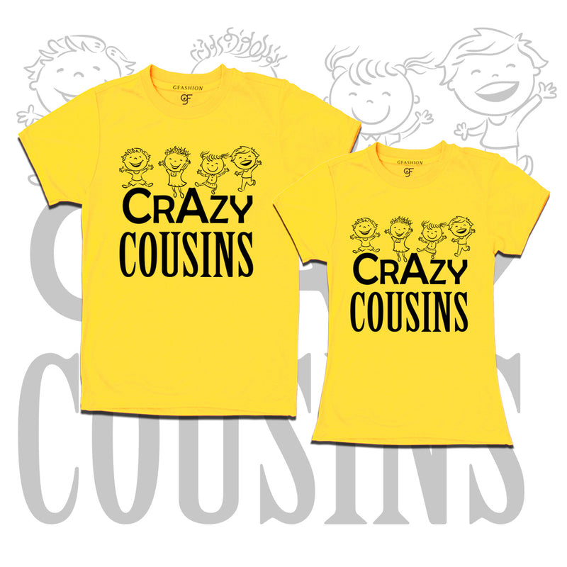Crazy Cousins T-shirts
