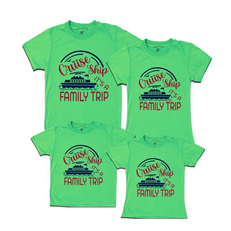 cruise ship it's a family trip t shirts for family group