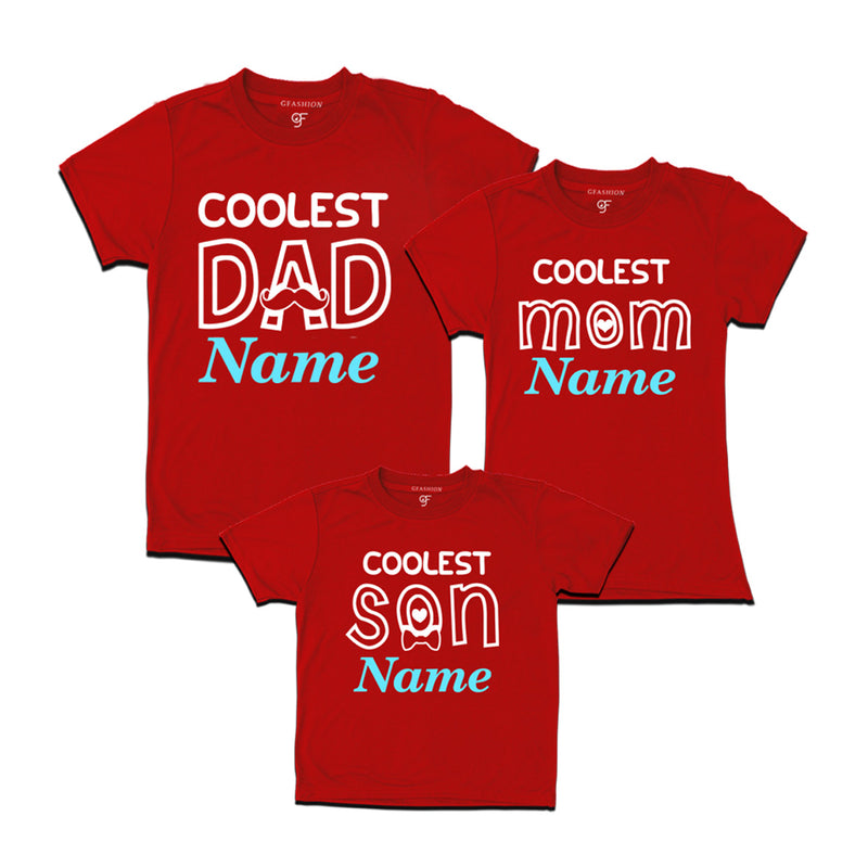 coolest dad mom son custom t shirts