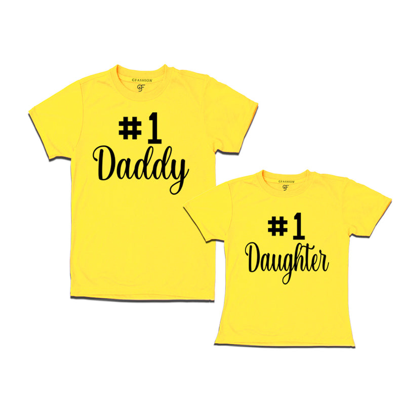 No1 Dad No1 Daughter t shirts