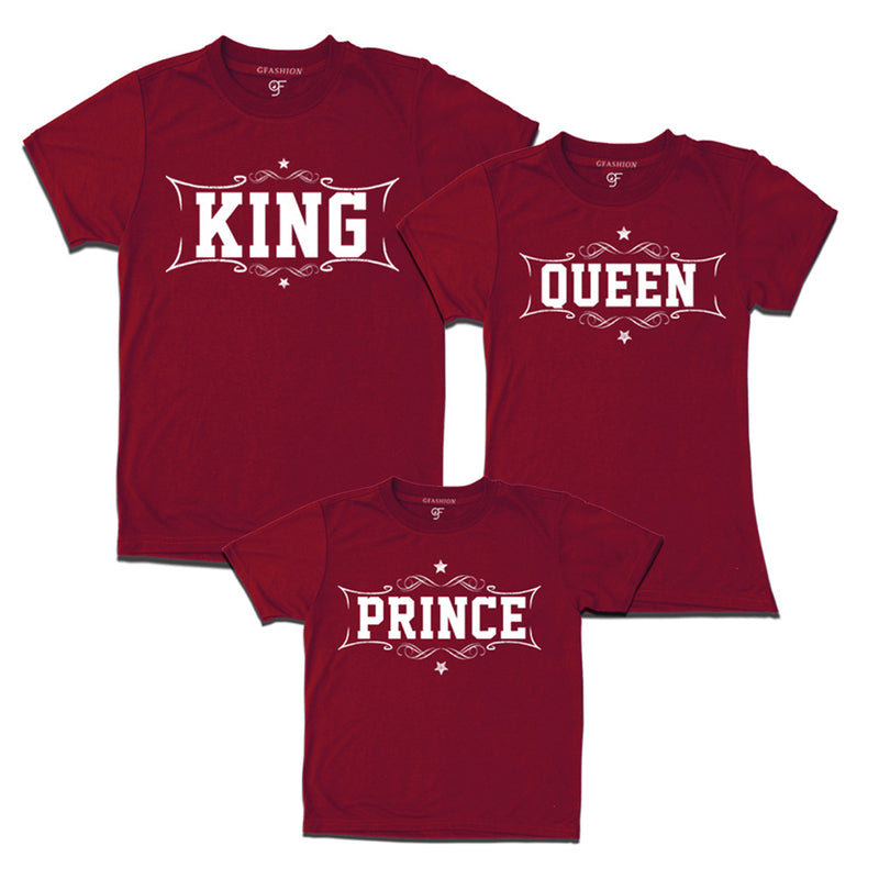 KING QUEEN PRINCE TSHIRT