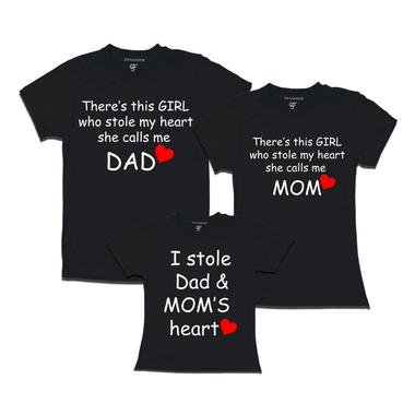 buy there's this girl who stole my heart she calls me dad family t shirts set of 3