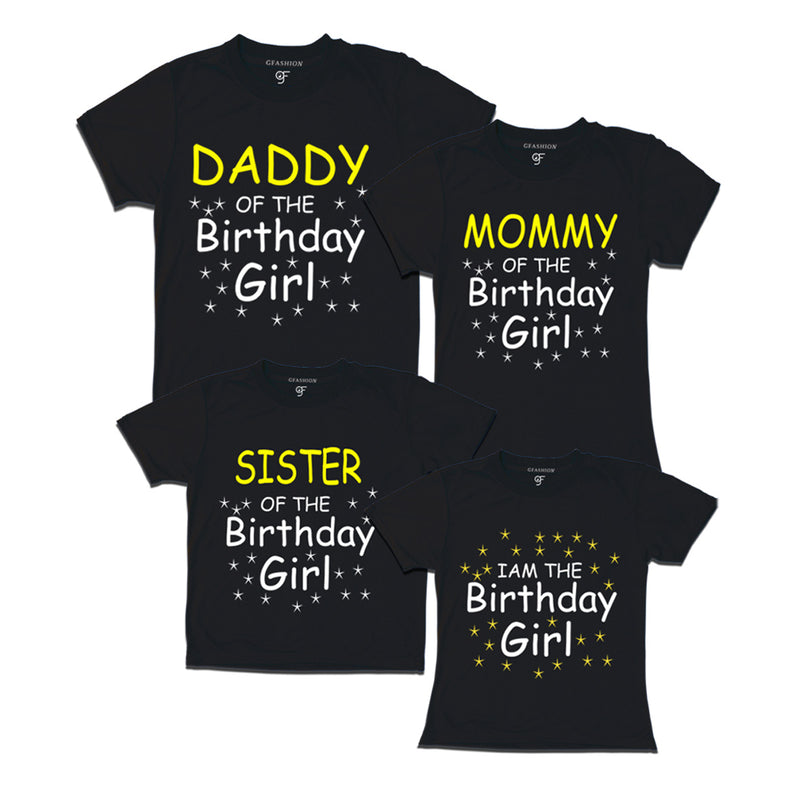 Birthday Girl Party family T-shirts