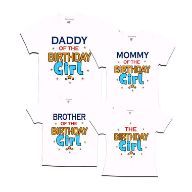 Birthday Girl T-shirts with Family
