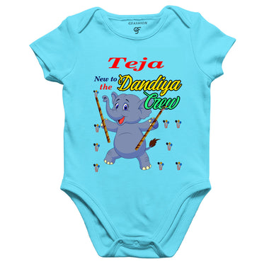 New to the dandiya crew onesie romper bodysuit