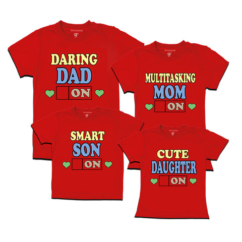 Dad Mom Baby T-shirt