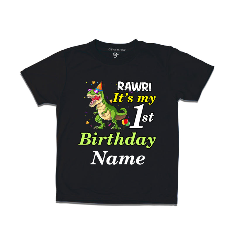 Rawr it's my 1st birthday t-shirts for boy-girls