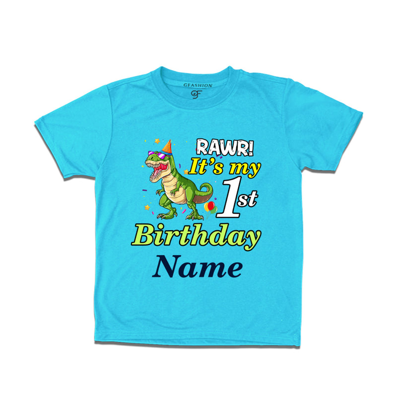 Rawr it's my 1st birthday t-shirts for boy-girls