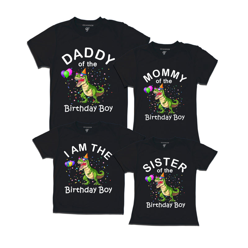 Dinosaur Theme Birthday Boy T-shirts For Family
