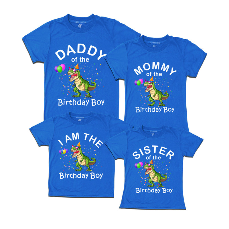 Dinosaur Theme Birthday Boy T-shirts For Family