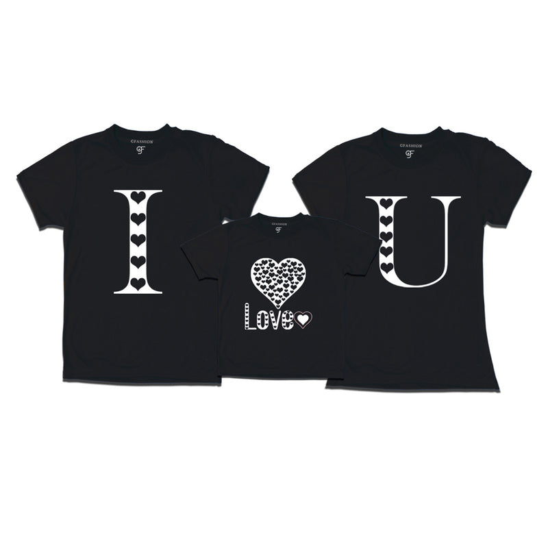 Love Couple T-shirt With Baby