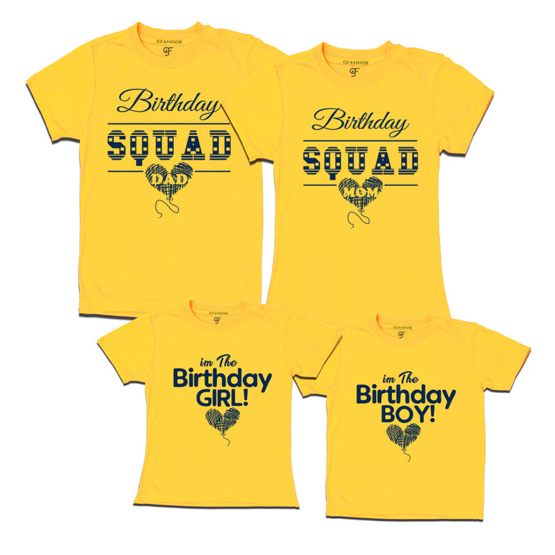 Birthday Squad T Shirts