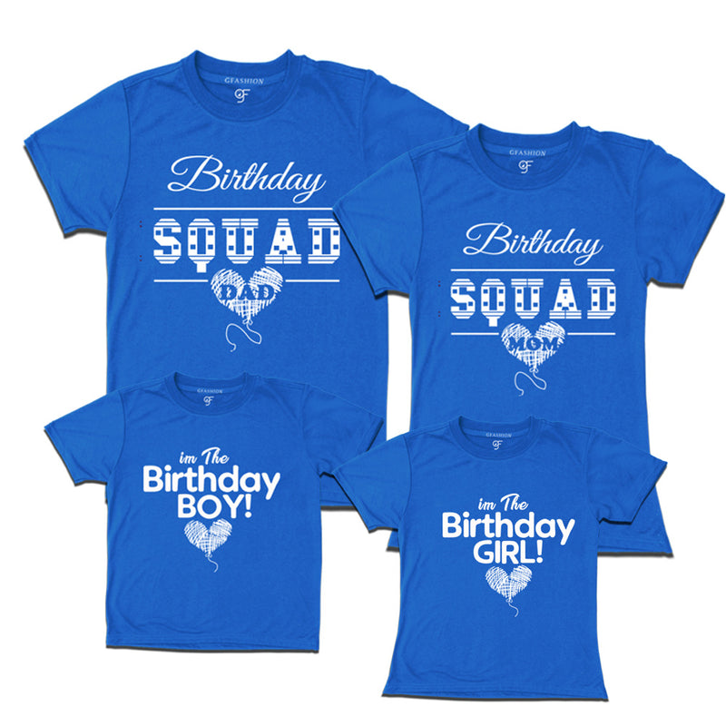 Birthday Squad T Shirts for family