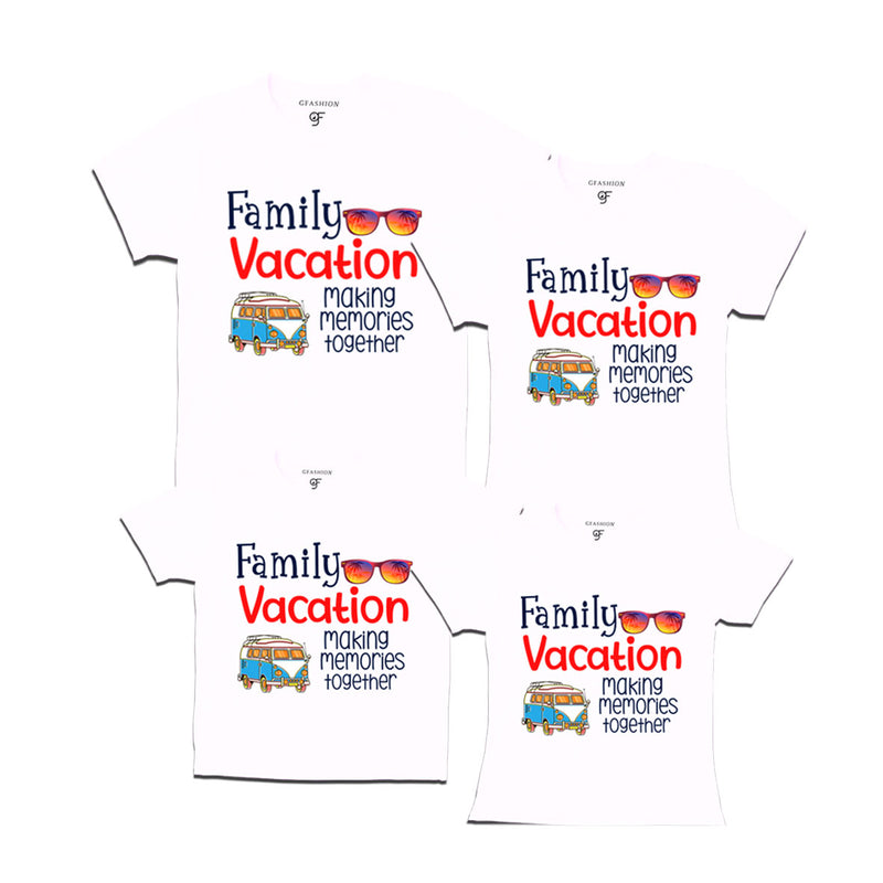 Family vacation tshirts making memories together