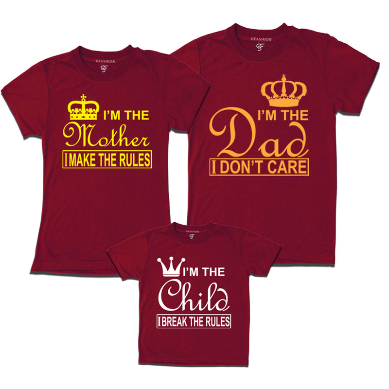 Funny Family Tees- Mother Rules