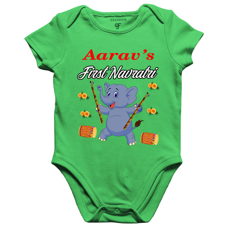 First Navratri customize onesie rompers bodysuit