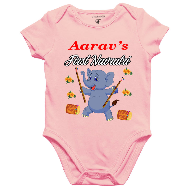 First Navratri customize onesie rompers bodysuit