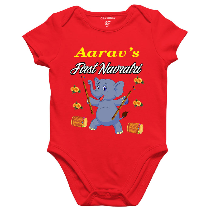 First Navratri customize onesie rompers bodysuit