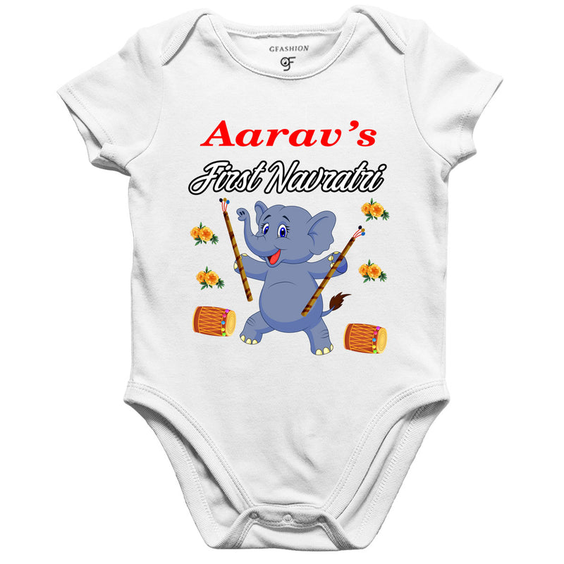 First Navratri customize onesie rompers bodysuit