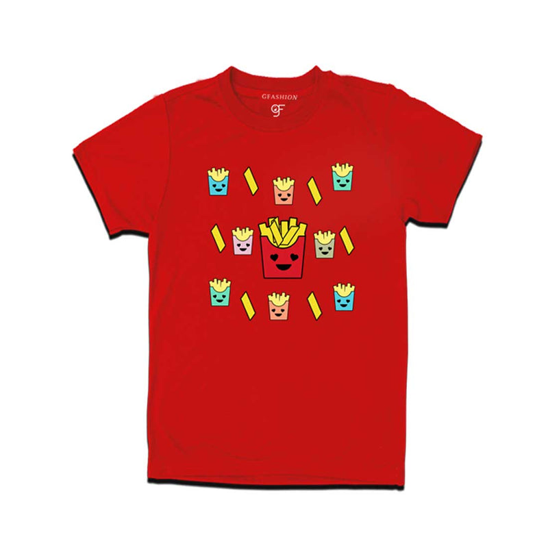 french fries T-shirt in Red Color available @ gfashion.jpg