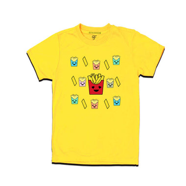 french fries T-shirt in Yellow Color available @ gfashion.jpg