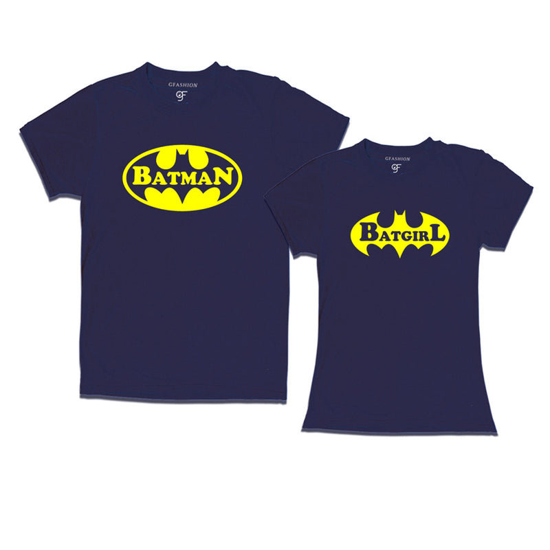 batman bat girl couple t-shirt