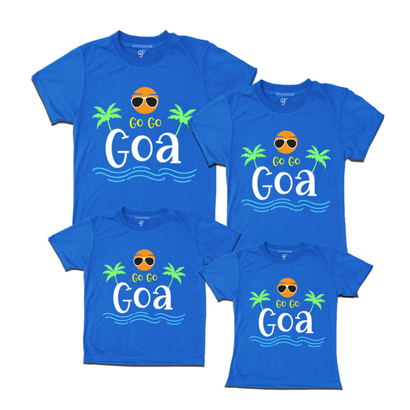 go go goa t-shirts for family vacation trip