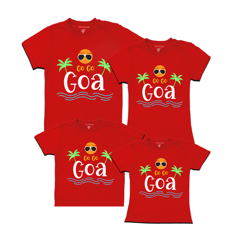 go go goa t-shirts for family vacation trip