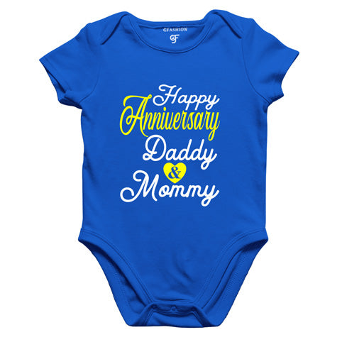 Happy anniversary mommy & daddy rompers/bodysuit/onesie