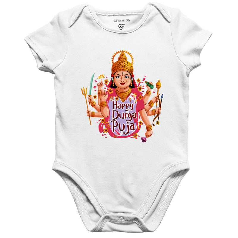 Happy Durga Puja Baby's Onesie Romper Bodysuit