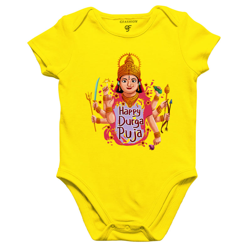 Happy Durga Puja Baby's Onesie Romper Bodysuit