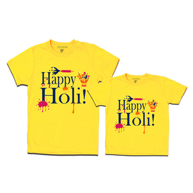 Happy Holi t shirts compo pack set of 2,3,4 and more
