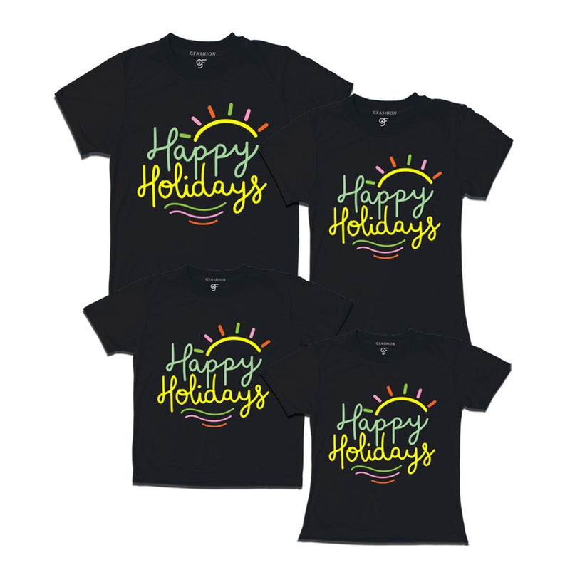 Happy Holidays Family Friends tshirts vacation tshirts