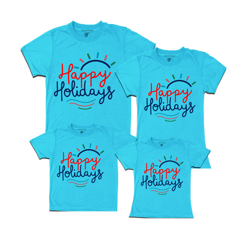 Happy Holidays Family Friends tshirts vacation tshirts
